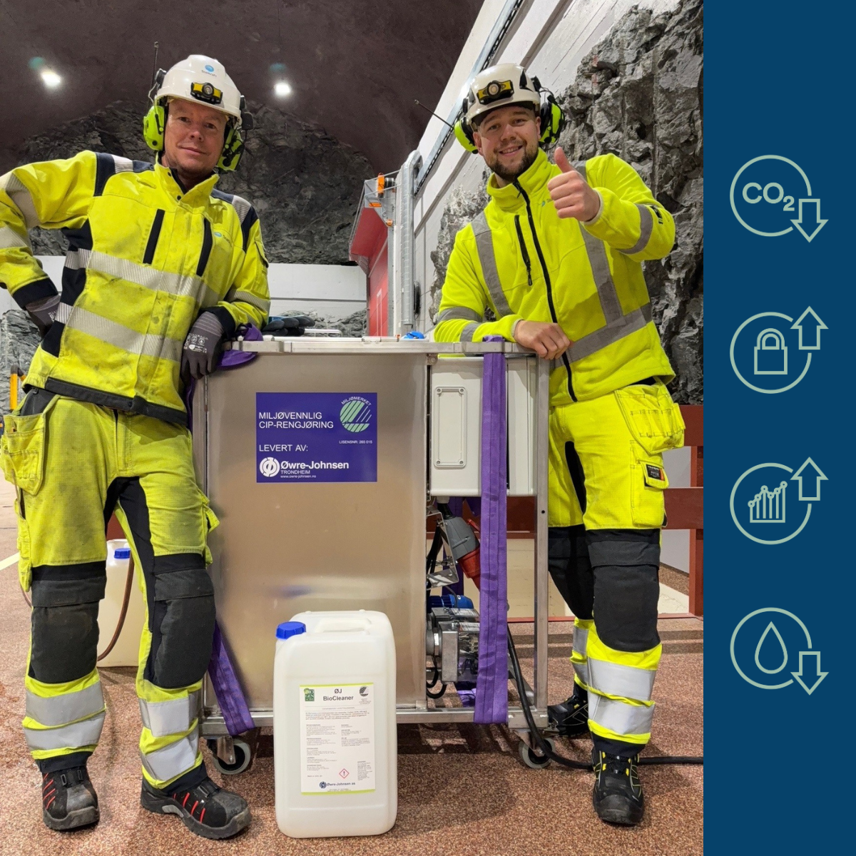 Statkraft Energi, Nidelv har kjøpt en CIP-rensemaskin